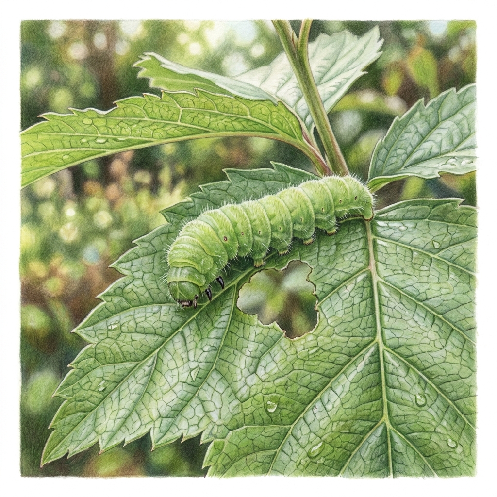 A caterpillar eats a leaf to grow. The leaf contains molecules that the caterpillar breaks down. These molecules are then.