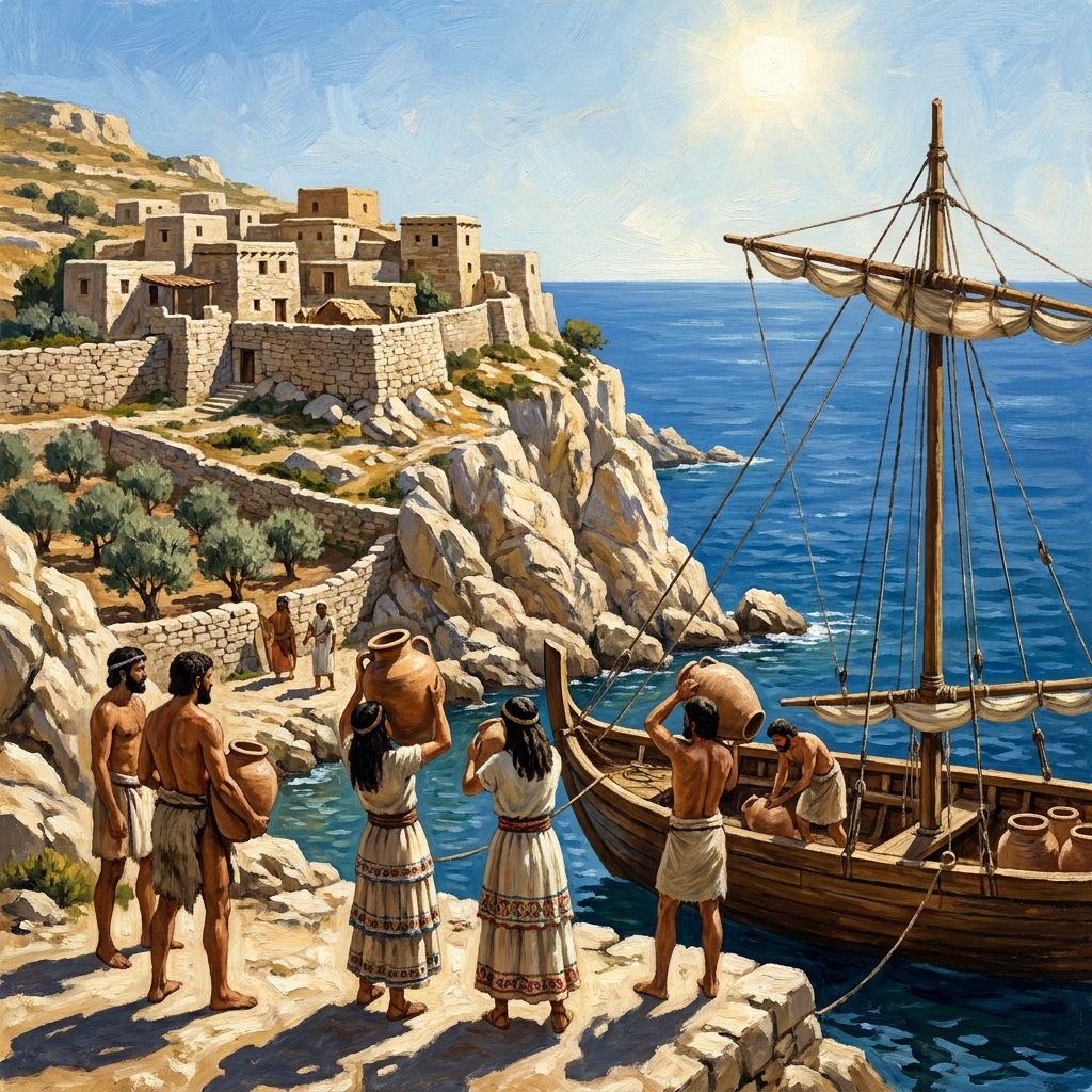 Athens is a famous city-state located near the coast. Its geography gave it access to a natural harbor, which allowed it to.