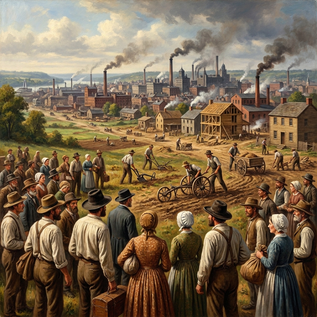 In the mid-1800s, many German immigrants settled in Cincinnati, Ohio. Because so many people arrived, the city had to expand.