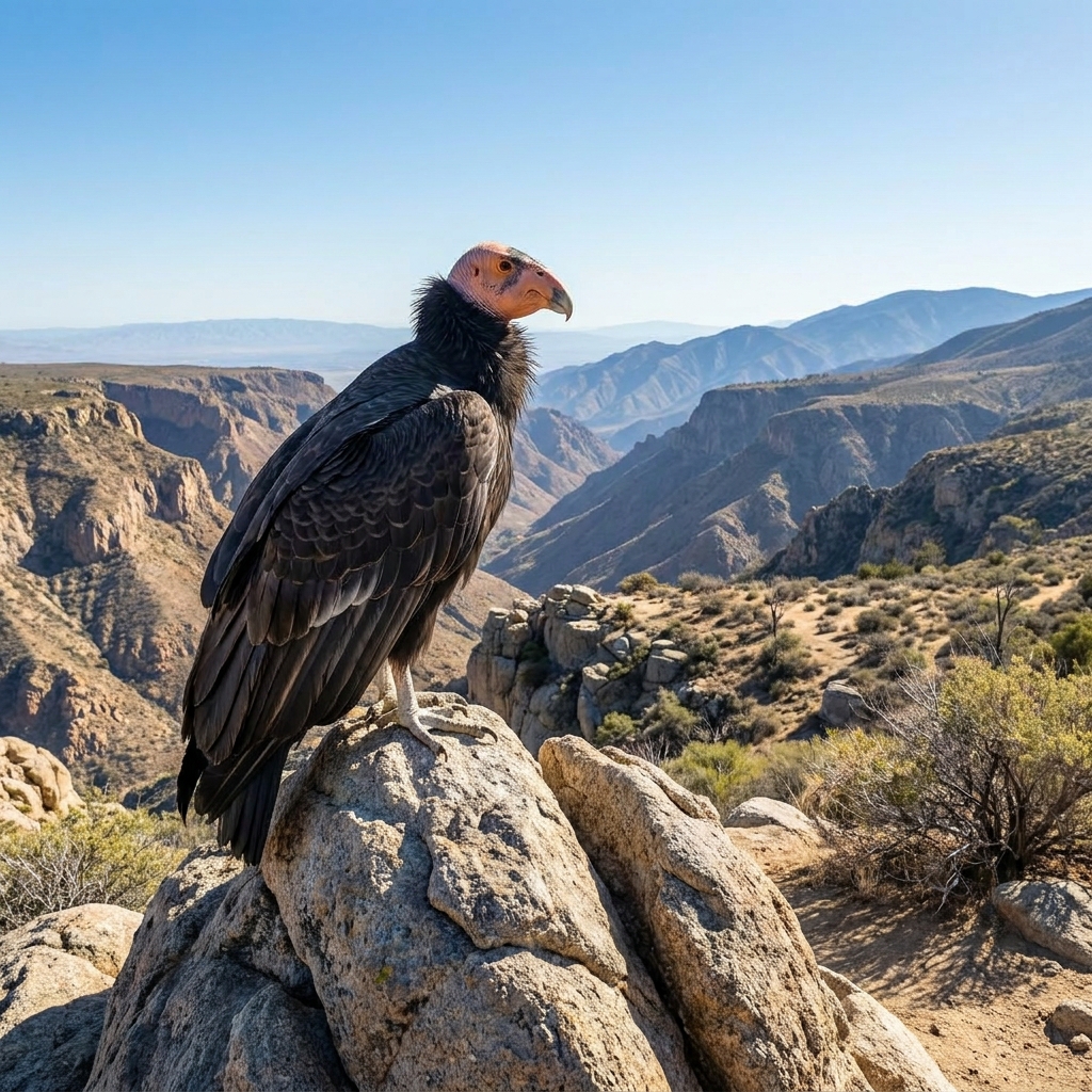 The California Condor recovery program is an example of conservation effectiveness. By captive breeding and releasing birds.