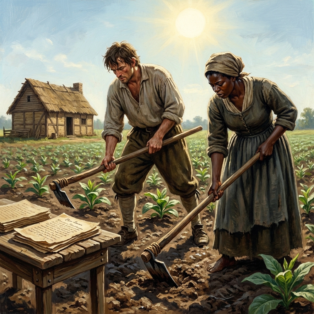 Indentured servants were people who agreed to work for a set number of years in exchange for passage to America. Once their.
