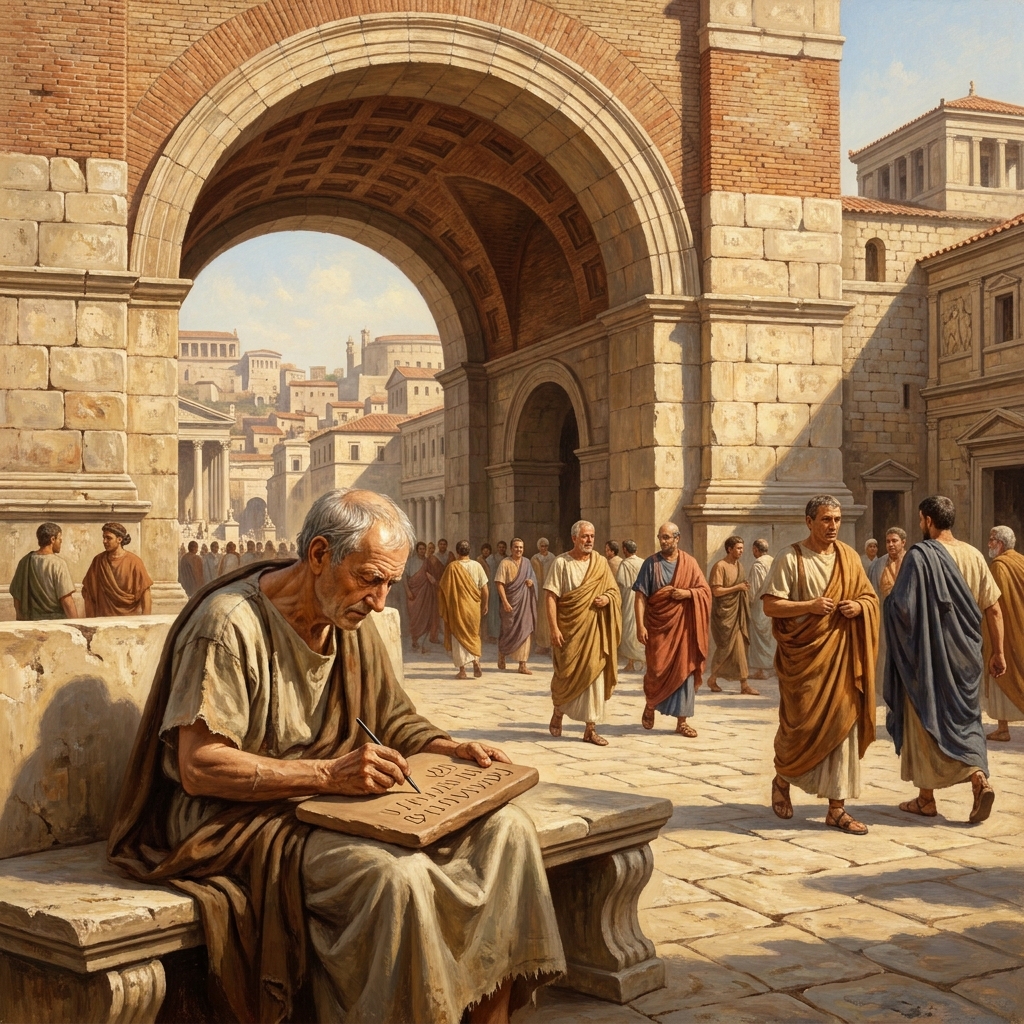 Language is another powerful legacy. The Romans spoke Latin, and many words we use in English today come directly from Latin.