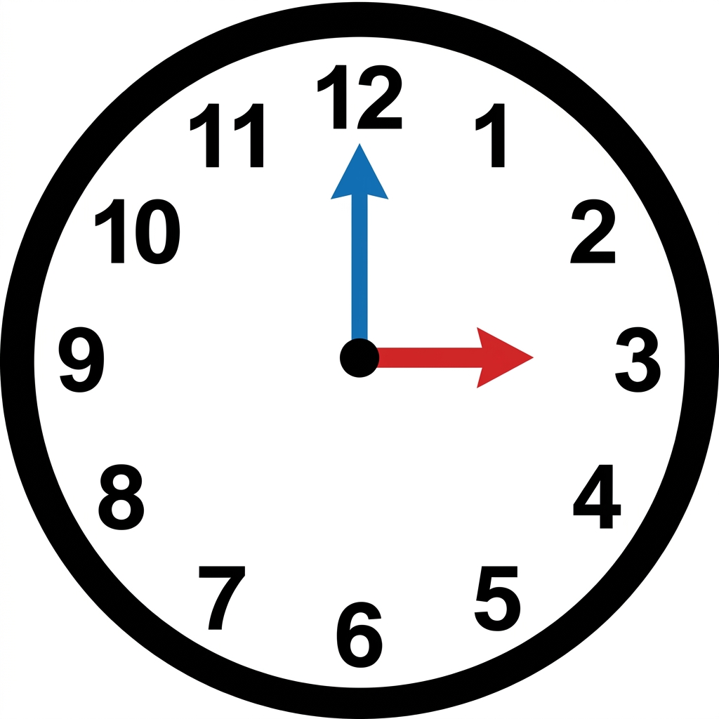 This is a clock. It has two hands. The short hand is the hour hand. It shows the hour. Look at the short hand pointing to.