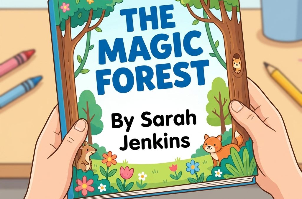 Teaching kindergartners who wrote the story and who drew it