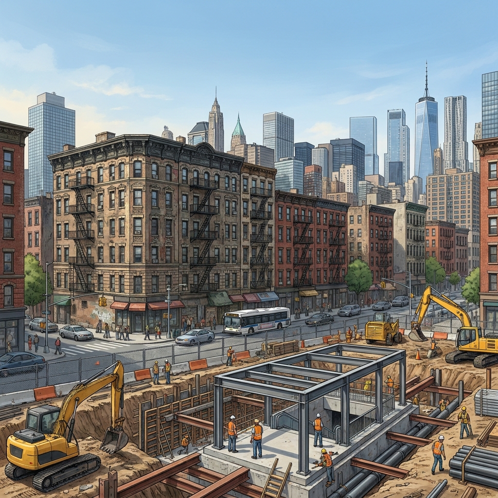 Example one: An op-ed argues, 'Expansion of the subway system will alleviate traffic congestion, yet this same expansion.