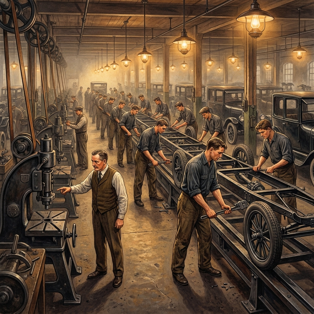 A factory buys new machinery to produce more cars. This is business investment. Because the factory can produce more, the.