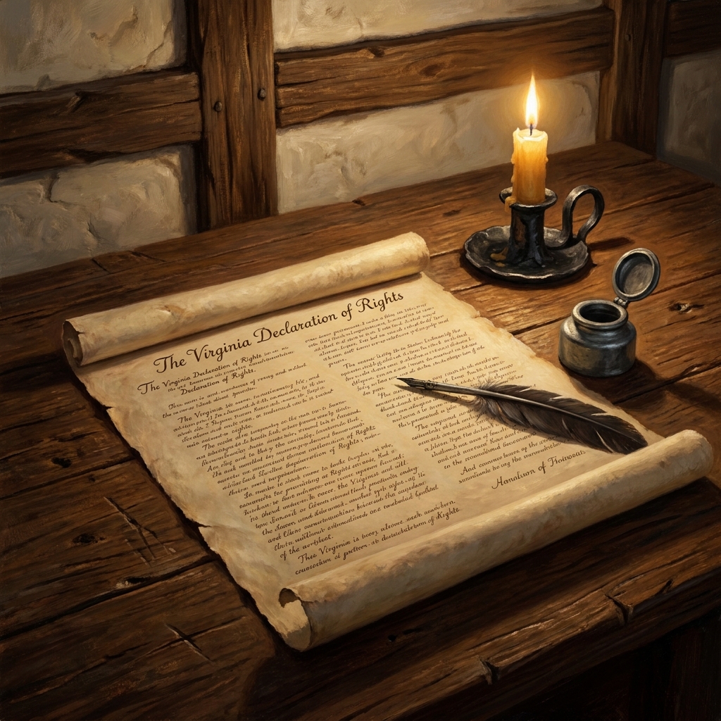 The Virginia Declaration of Rights was a very important document. It listed the rights that the people of Virginia believed.