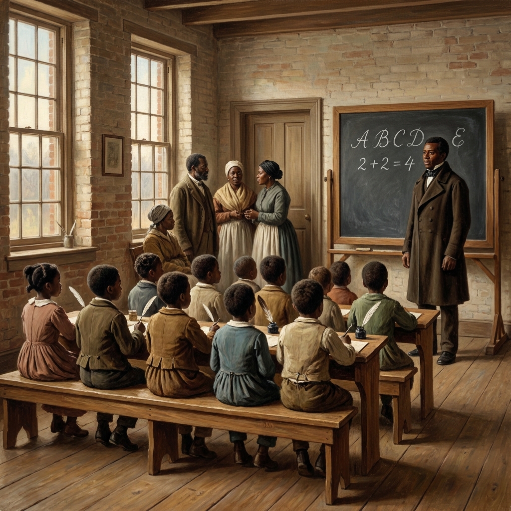 The African Free School in New York City is a great example. It was established by the New York Manumission Society but.
