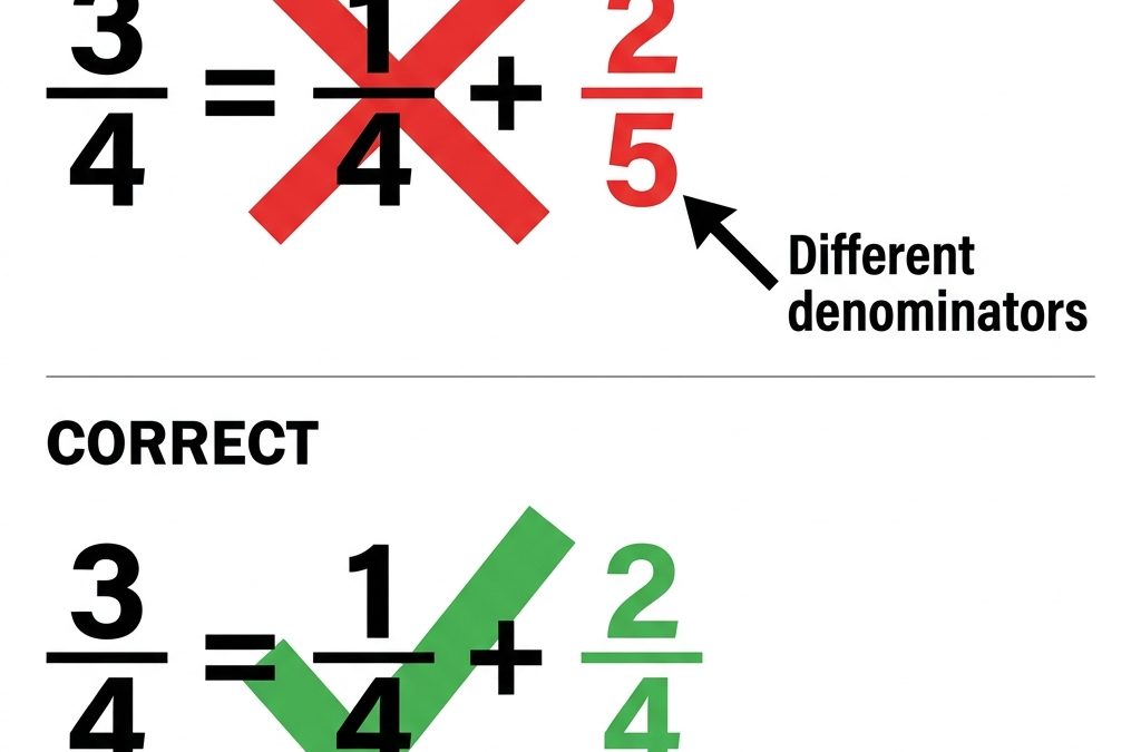 4th Grade Mathematics Lessons on Fractions and Mixed Numbers
