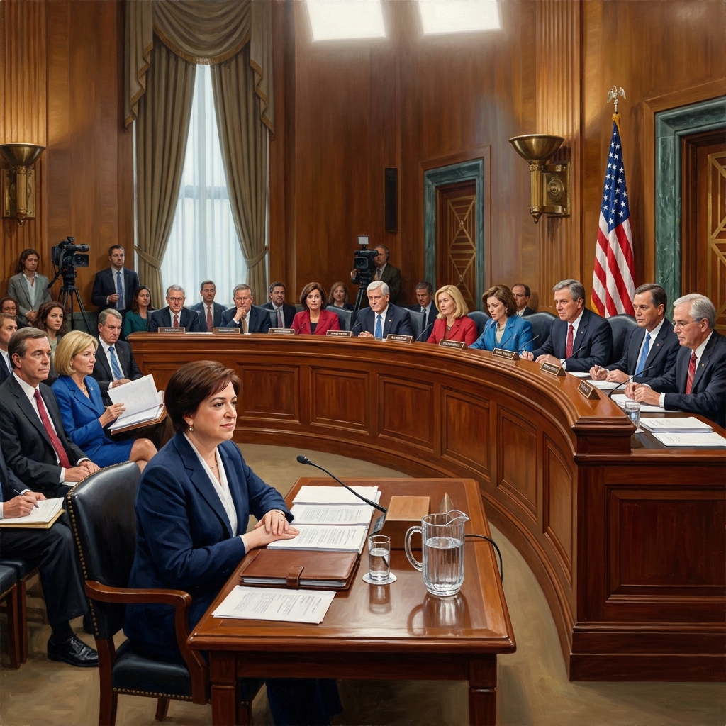 When President Obama nominated Elena Kagan to the Supreme Court, she appeared before the Senate Judiciary Committee to.