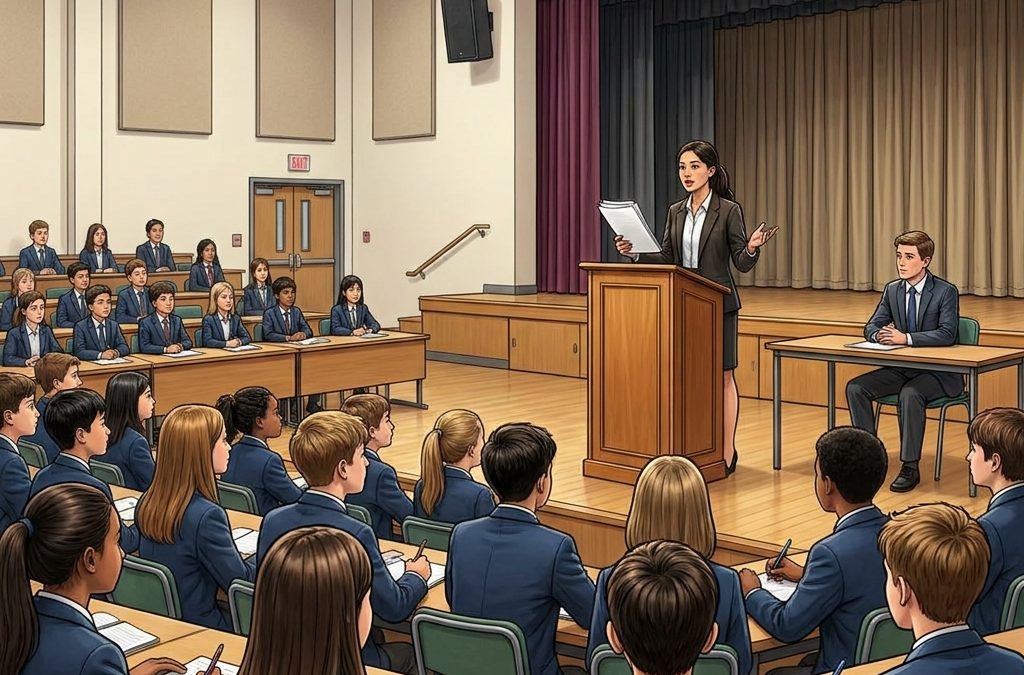 Helping 7th Grade ELA Students Build Strong Persuasive Speeches