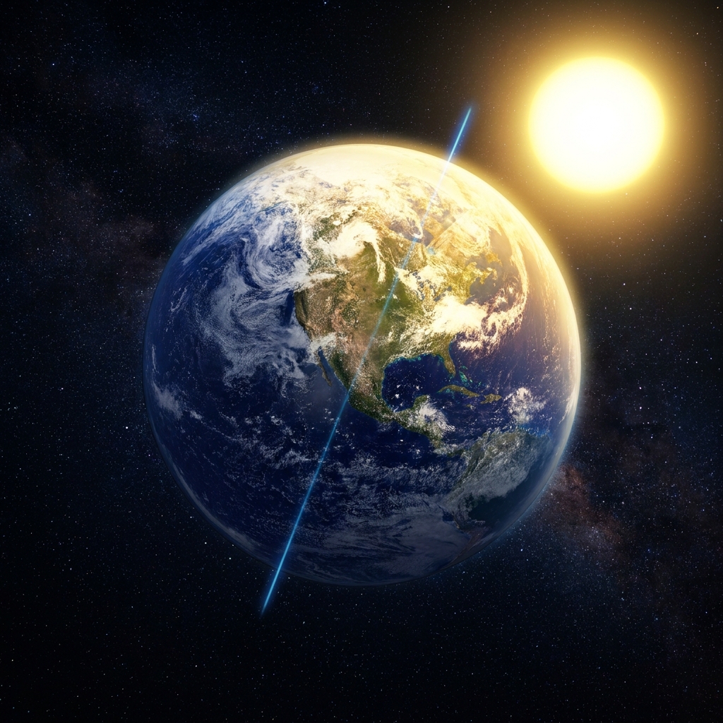 The summer solstice is a day when one hemisphere is tilted most directly toward the sun. This is an example of an orbital.