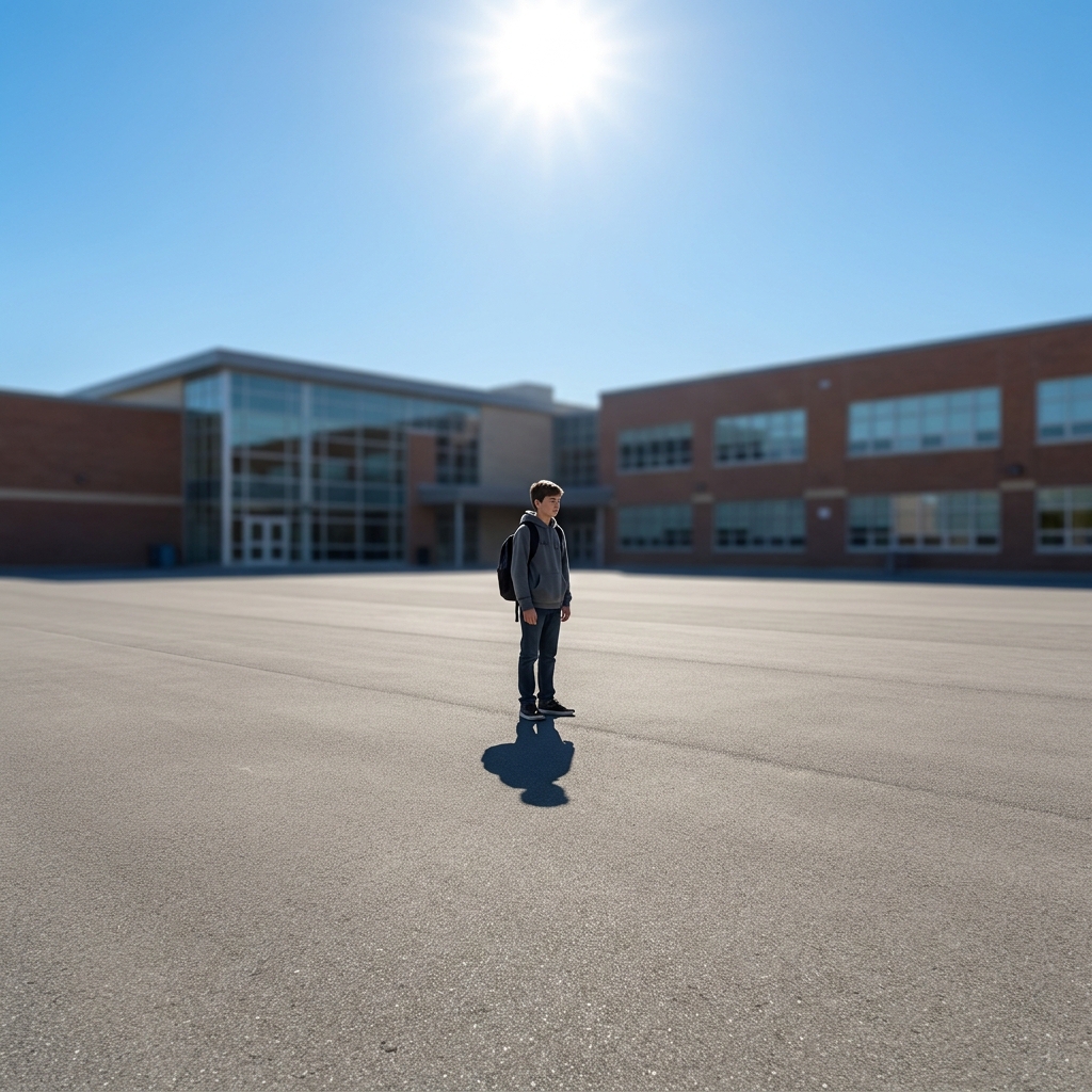 Think about the shadows you see at noon. In the summer, the sun is high in the sky, making your shadow very short. In the.