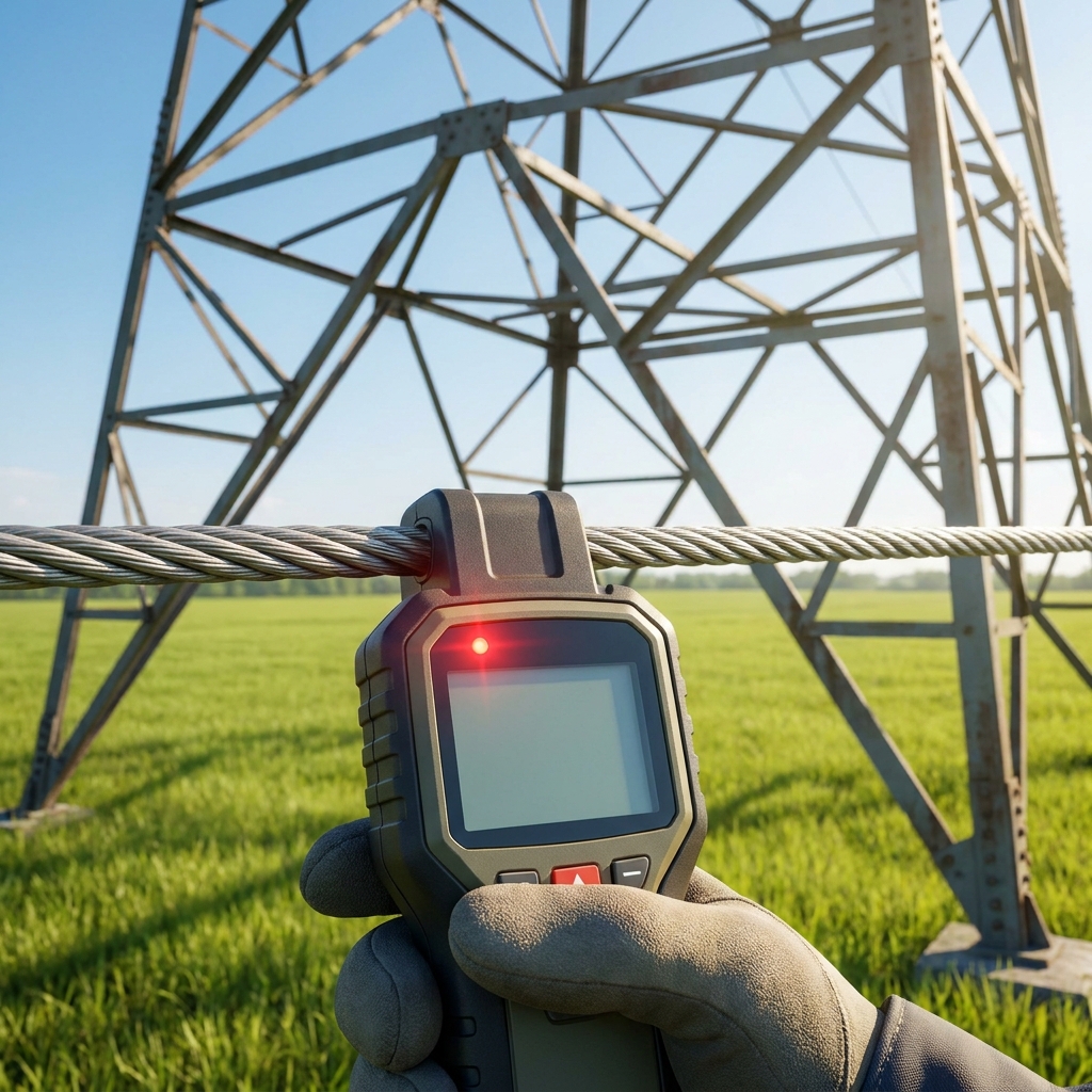 High-voltage power lines carry electricity. Near these lines, electric fields are strong. If you move a sensor closer to the.
