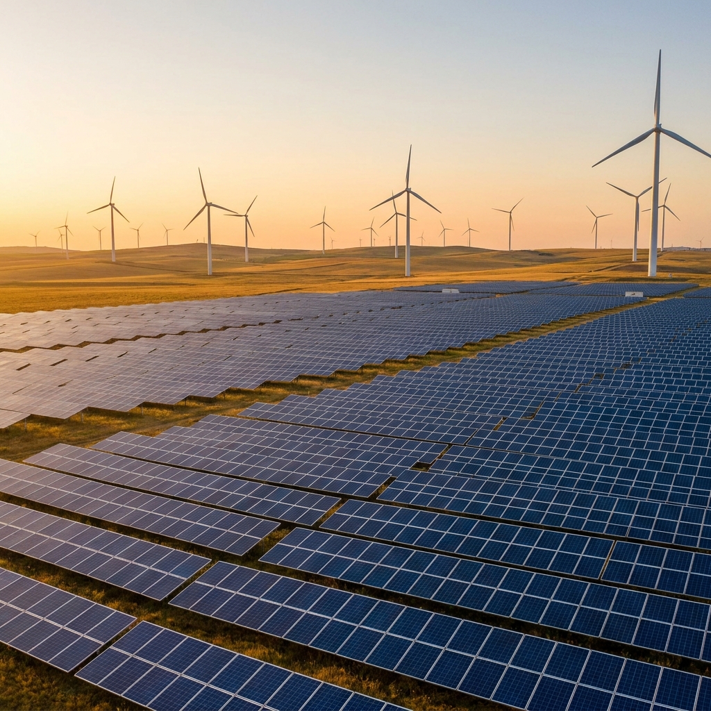 Consider an electric grid that uses mostly solar and wind. The initial cost is 1 million dollars. Over 10 years, it saves 2.