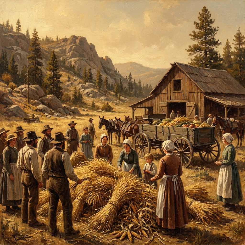 Many communities hold festivals to celebrate their heritage. For example, a group might hold a harvest festival every.