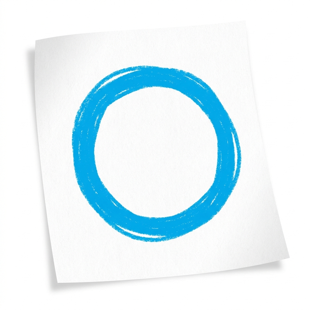 Let us look at this flat circle. It is thin. It is flat. Can you touch the flat shape?