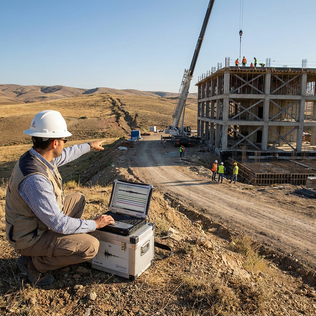 One example of mitigation is using seismic data to identify areas with a high probability of earthquakes. Engineers use this.