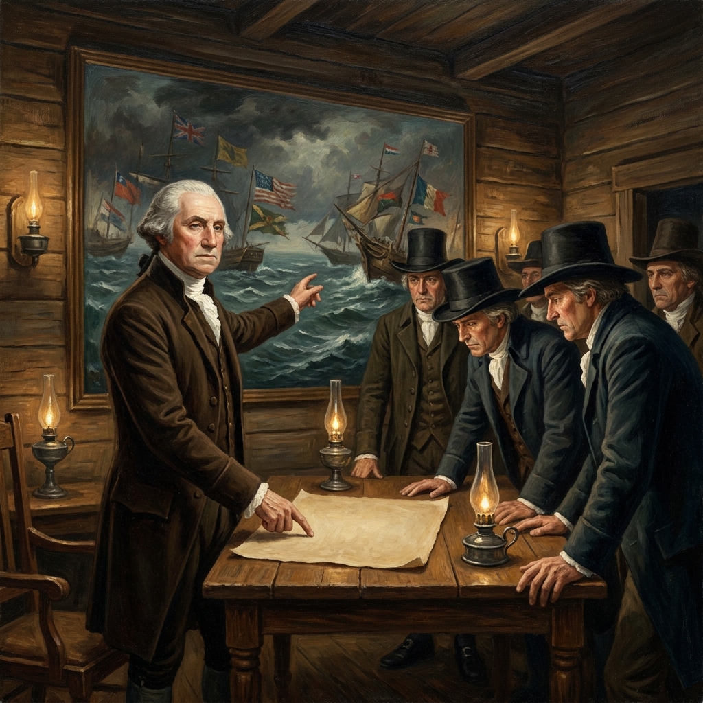 George Washington, in his Farewell Address, warned the nation against forming permanent alliances with other countries. This.