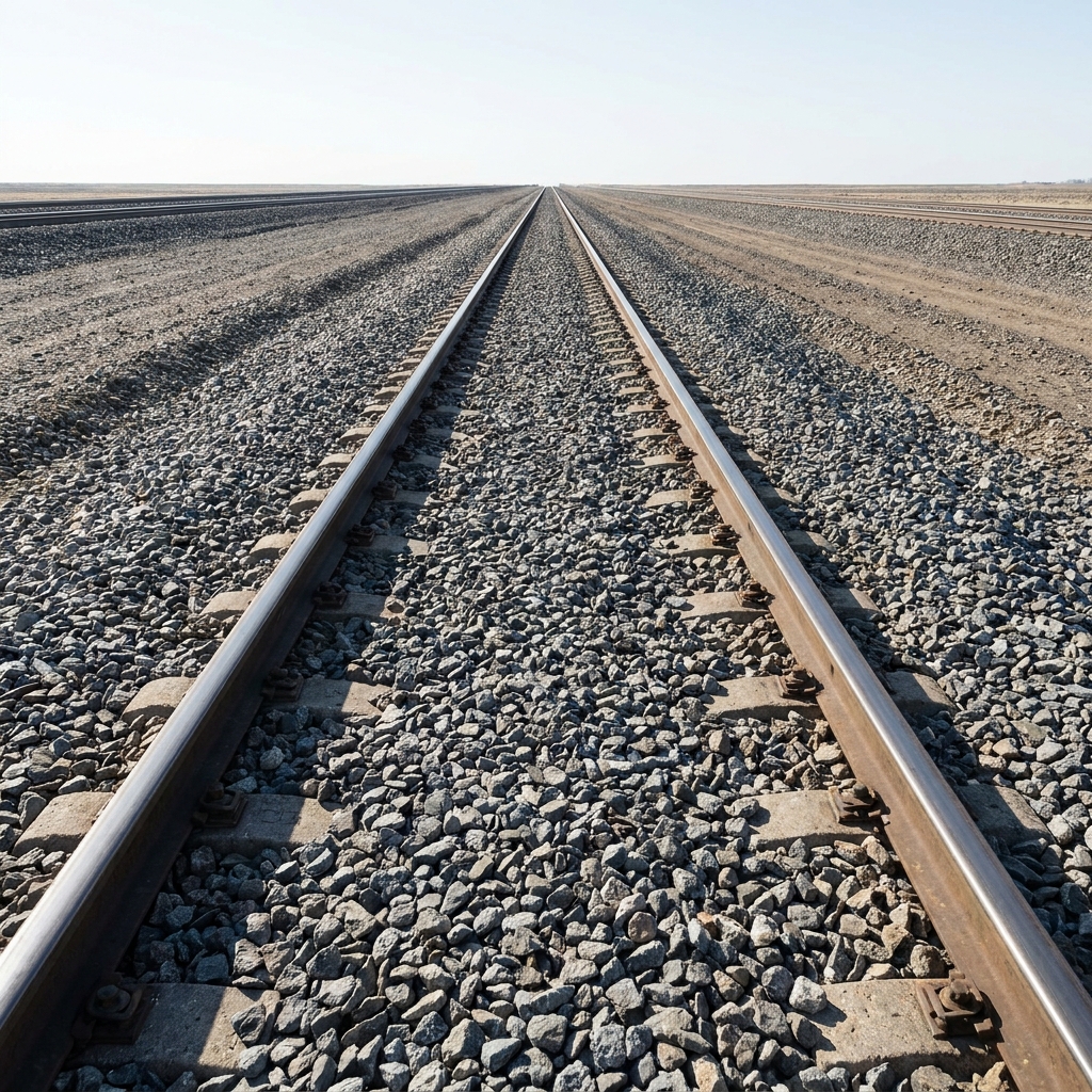 Parallel train tracks are a common example of parallel lines. They maintain a constant distance from each other and never.