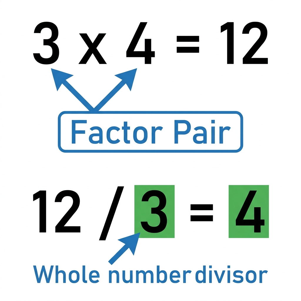 Multiplication helps us find a total by using equal groups. A factor is a whole number that divides another number exactly.
