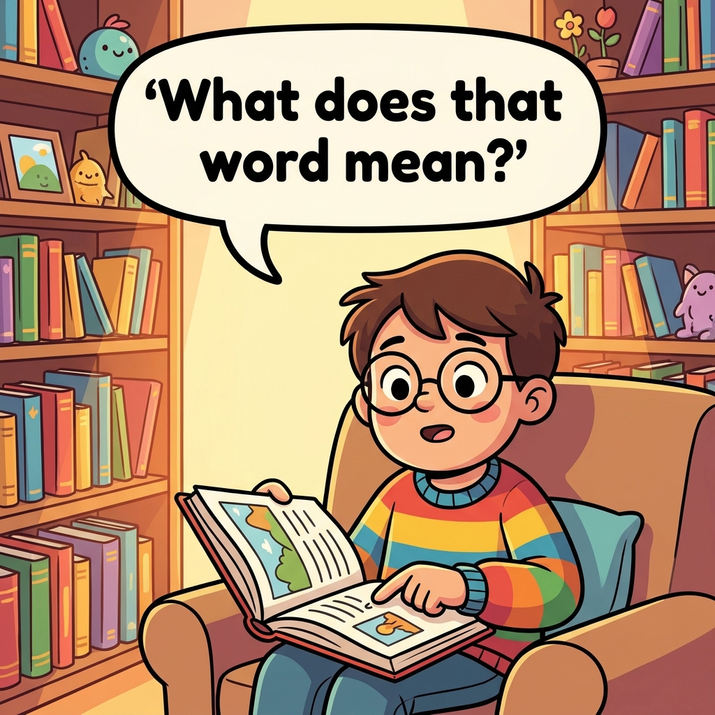 Let us learn the word giant. Giant means very, very big. Look at the giant tree. It is taller than the house. It is a giant.