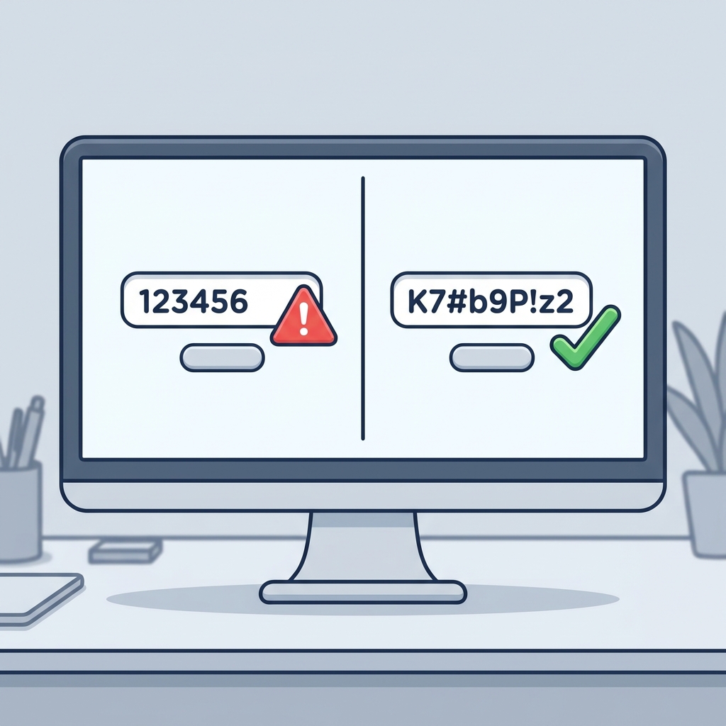 Using a weak, shared password for a network is a non-example of information protection because it is easily guessed or.