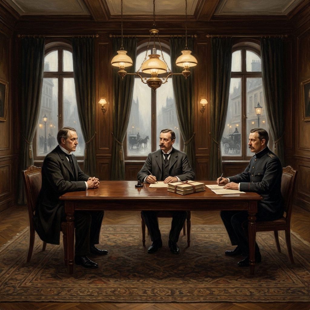 The Triple Entente, an alliance between France, Britain, and Russia, acted as a security framework. Because it was a formal.