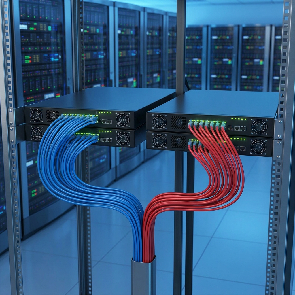 In a global enterprise, we use 2 routers for failover. If Router A fails, Router B automatically takes over. Let's trace how.