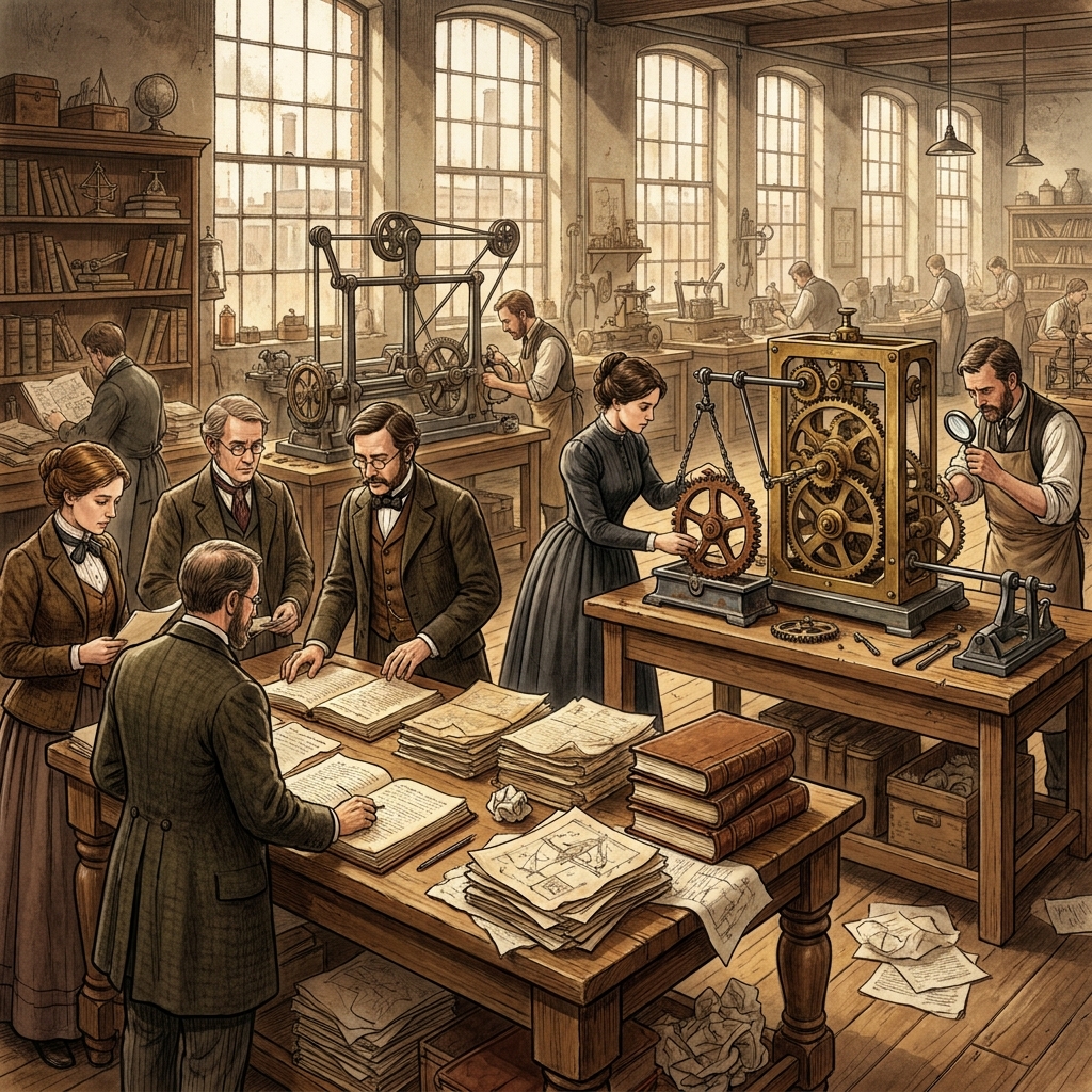 During the Industrial Revolution, new factories opened across the country. First, technology allowed for faster production.