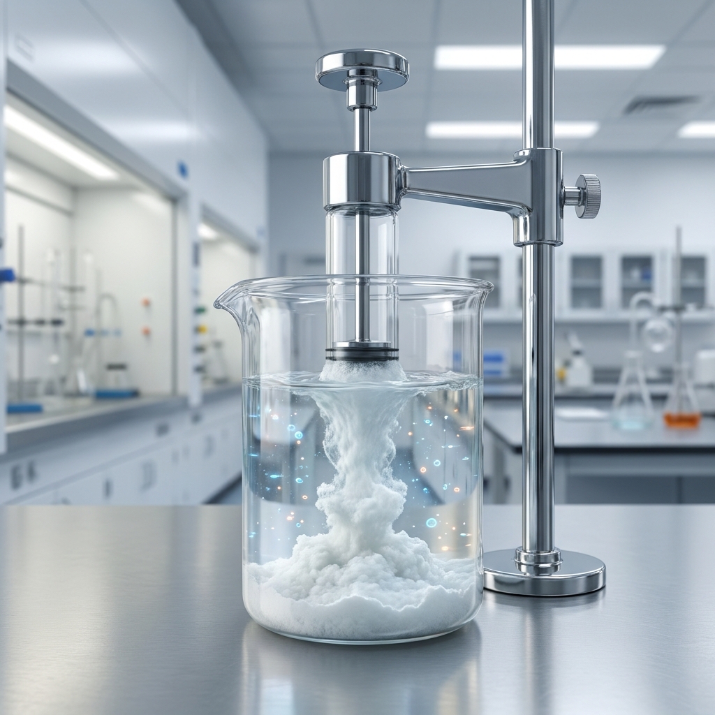 In water softening, we often want to remove minerals like calcium by forcing them to form a solid precipitate. We can.