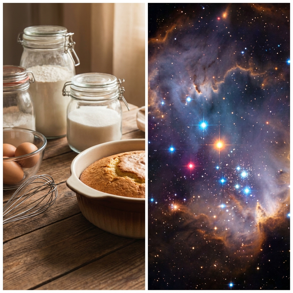 Think about baking a cake. You take simple ingredients like flour and sugar, and through heat, you create a new, complex.