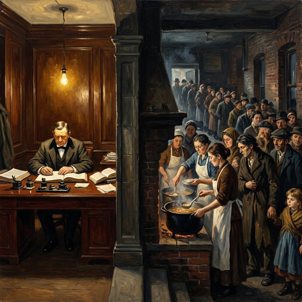 Imagine a business owner who works fifteen hours a day. He argues that if he succeeds, he earns the rewards, and if he.