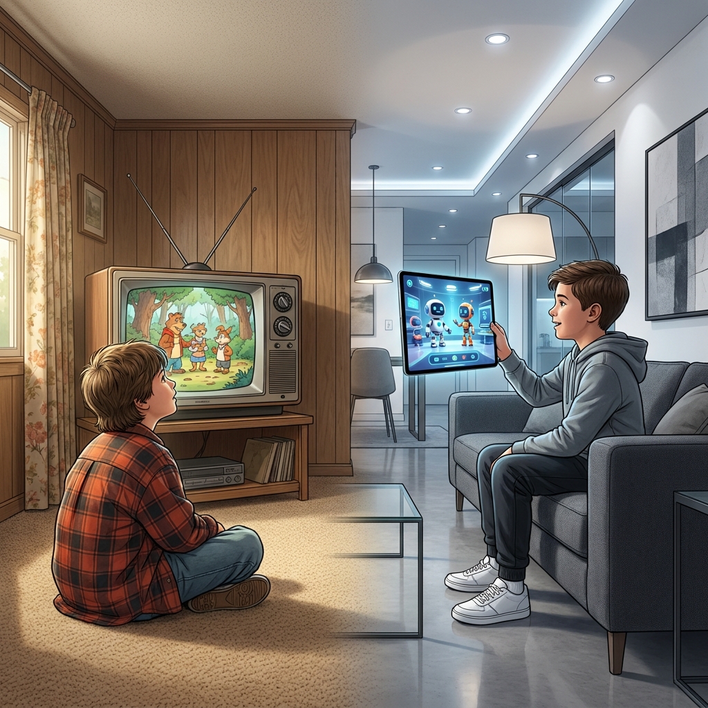 In the 1970s, children had to wait for Saturday morning to watch their favorite cartoons on television. Today, you can watch.
