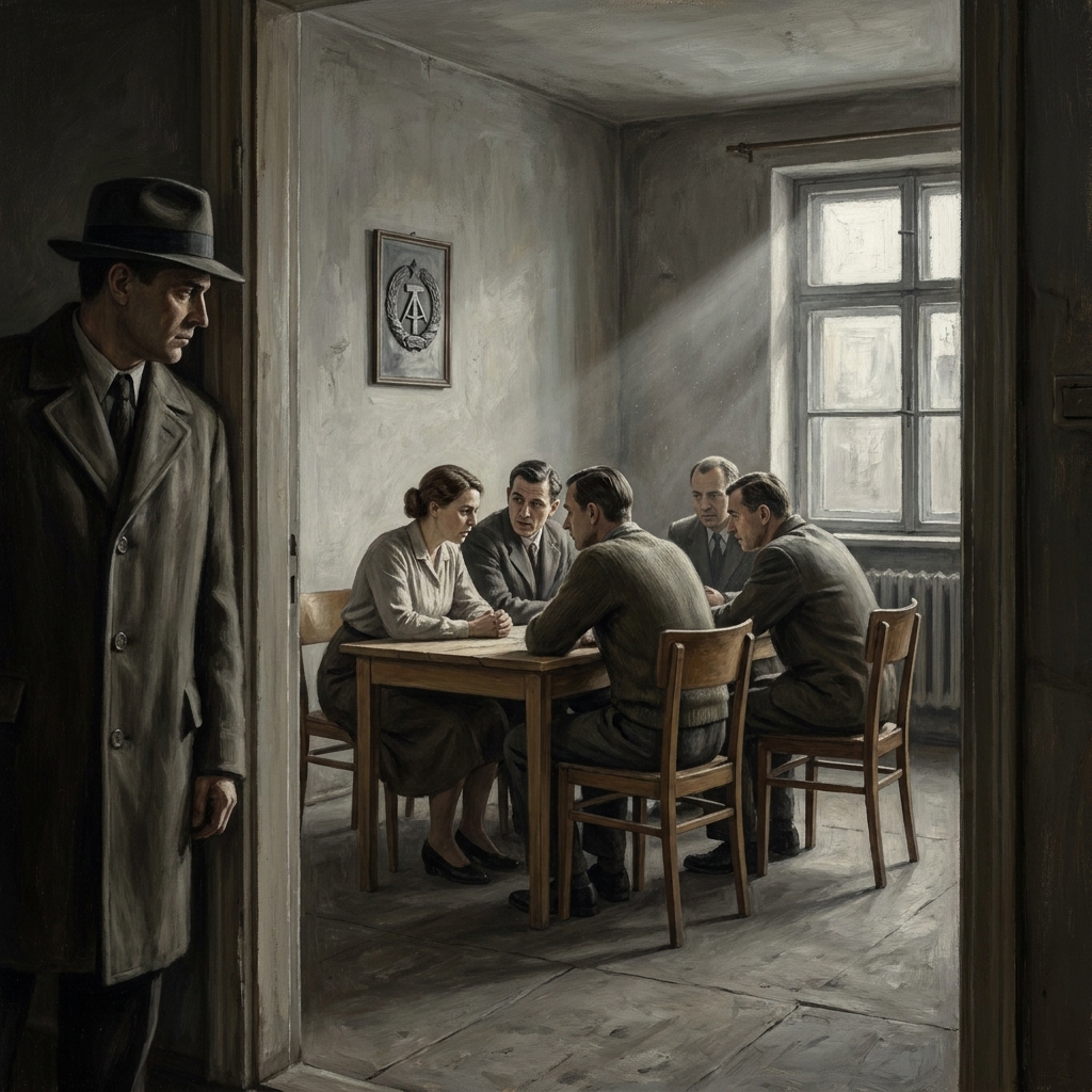 In Czechoslovakia, the state security agencies used secret informers to watch neighbors, making sure nobody spoke against.