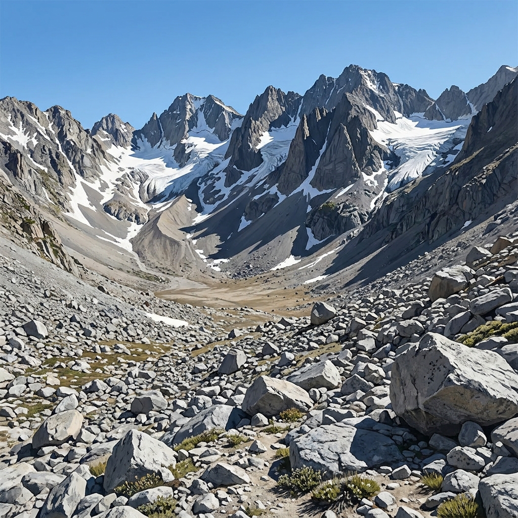Glaciers in the Sierra Nevada have shrunk significantly over the last 50 years. Comparing current observations to historical.
