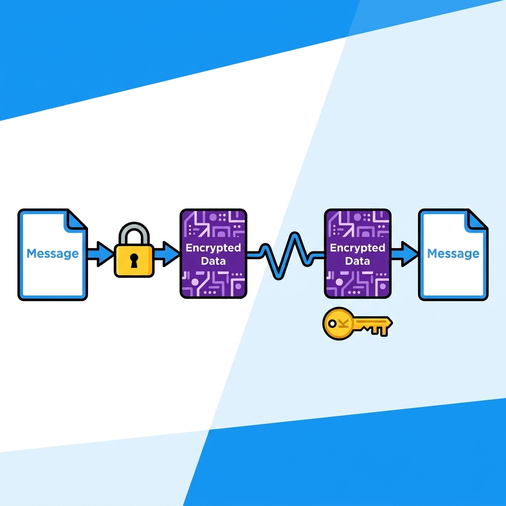 Secure transmission is the process of ensuring data reaches the recipient without unauthorized access. If you send a message.