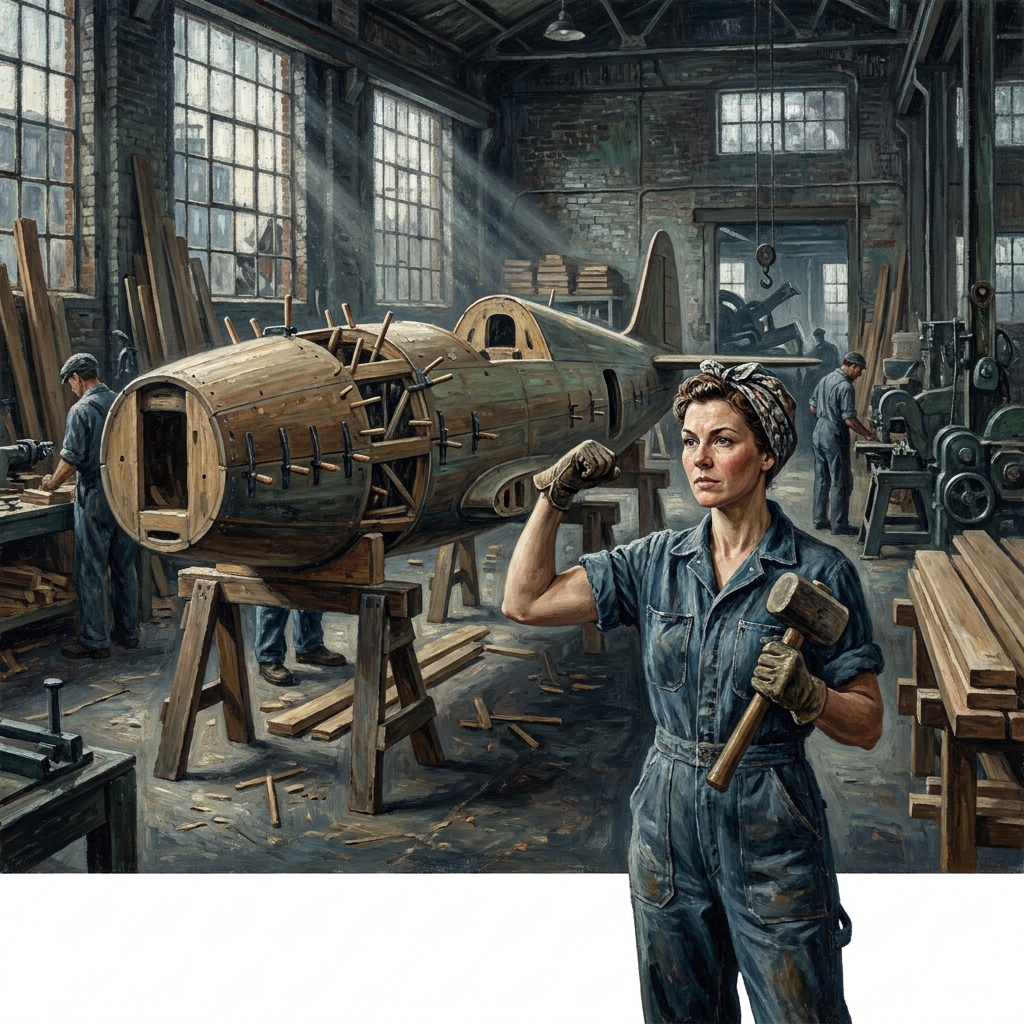 Rosie the Riveter became a symbol of women's contribution to war production, exercising her right to work and contribute to.