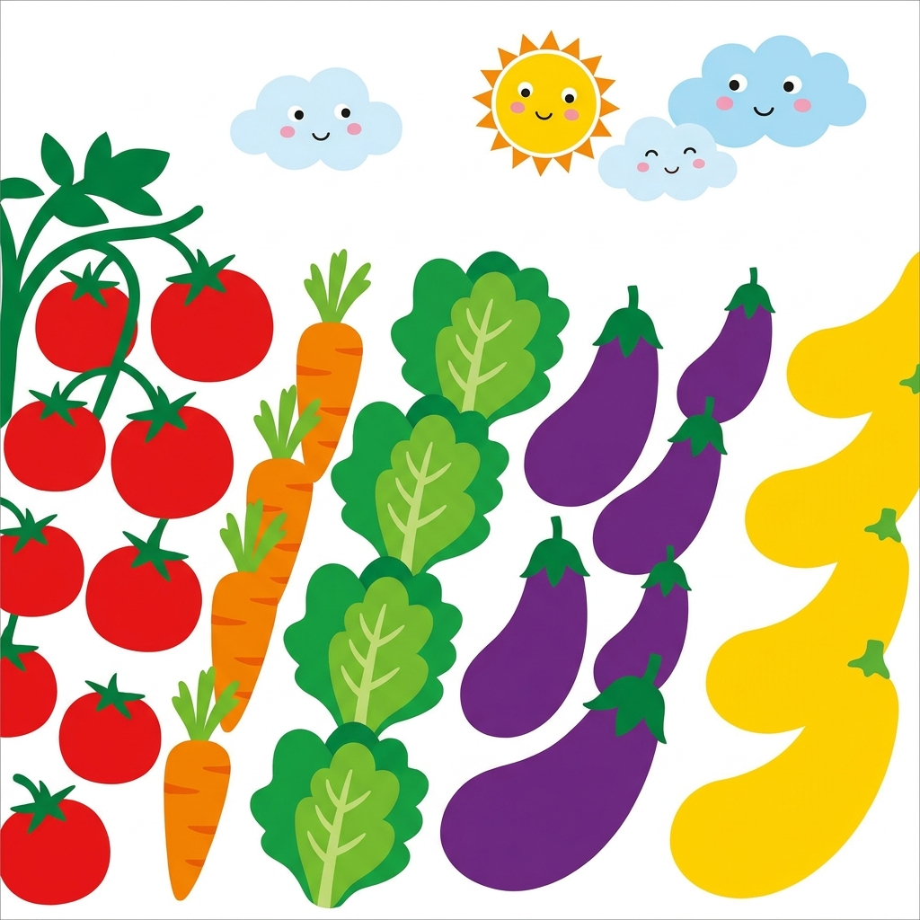 Let us look at the garden. Long ago, people worked hard to grow food. Now, we buy food at the store. Things are not the same.