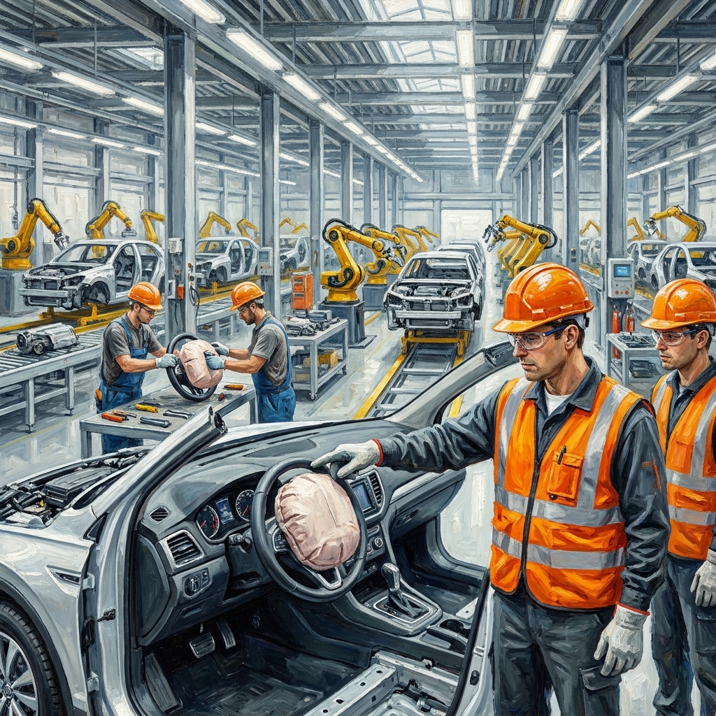 Automobile manufacturers often compete by adding new safety features to their cars. If one company adds air bags as a.