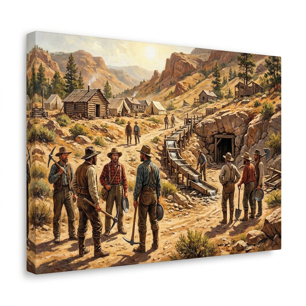 In the 1870s, many Irish miners came to California to work in the gold mines. They left Ireland and moved to the United.