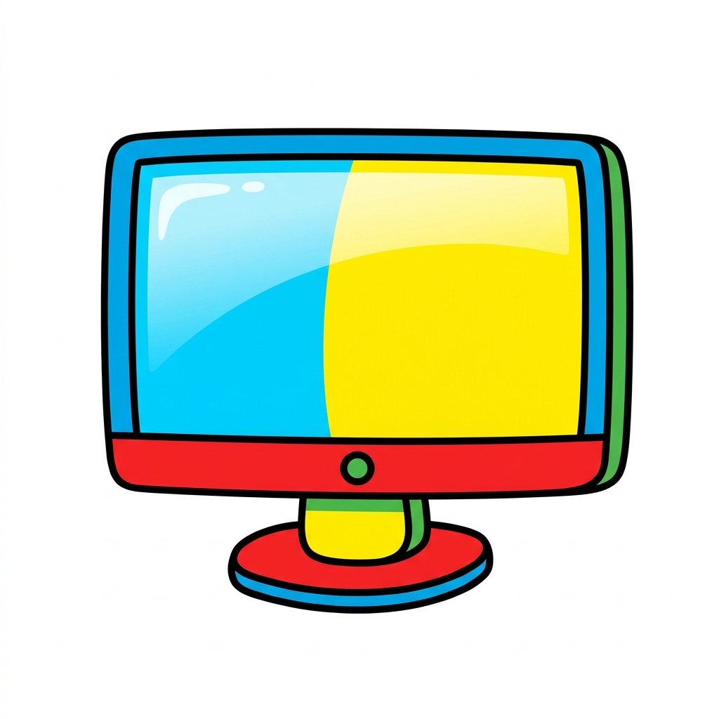 Let us touch the screen together. It is hard and smooth. This is hardware.