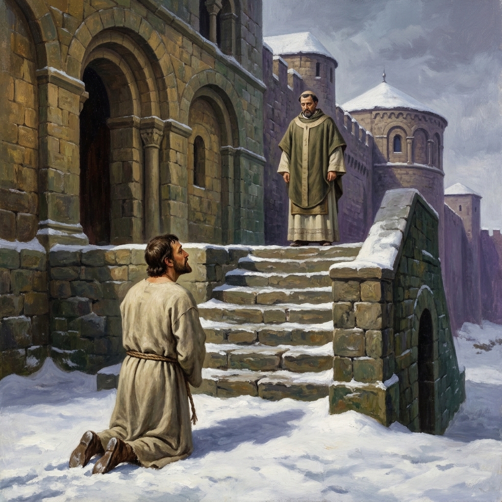 One famous example of conflict happened between Pope Gregory VII and Emperor Henry IV. Henry IV wanted to appoint his own.