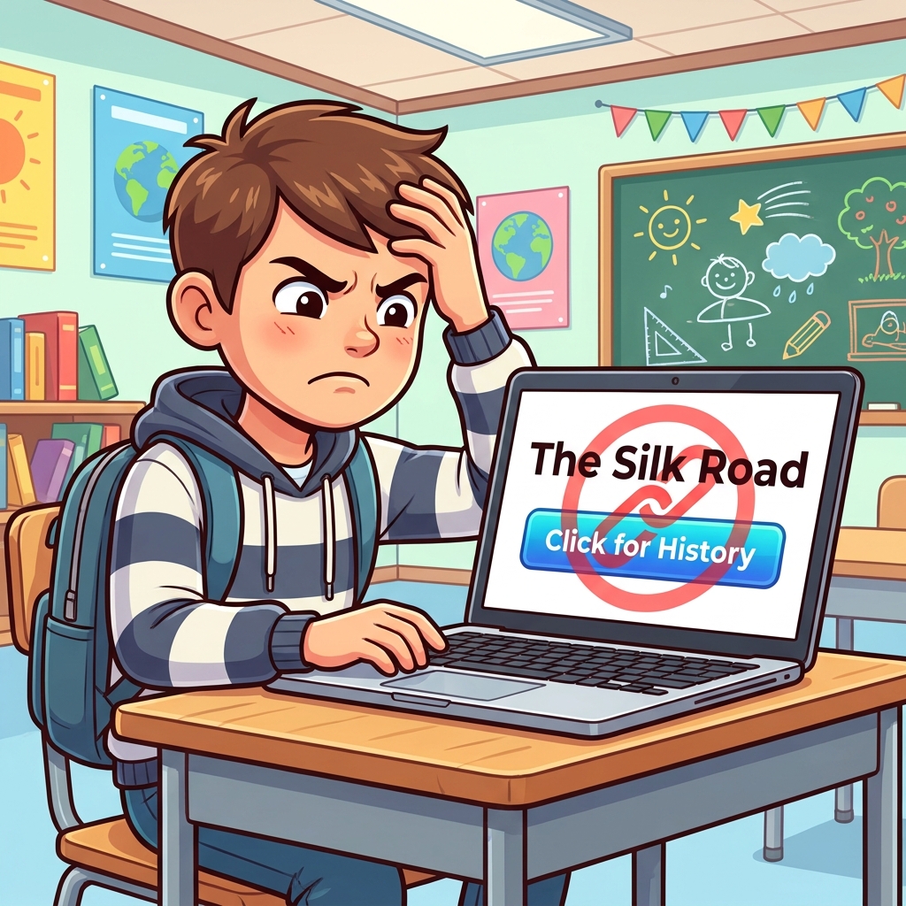 A website with broken links is a non-example of clear communication. If a reader clicks a link about the Silk Road and it.