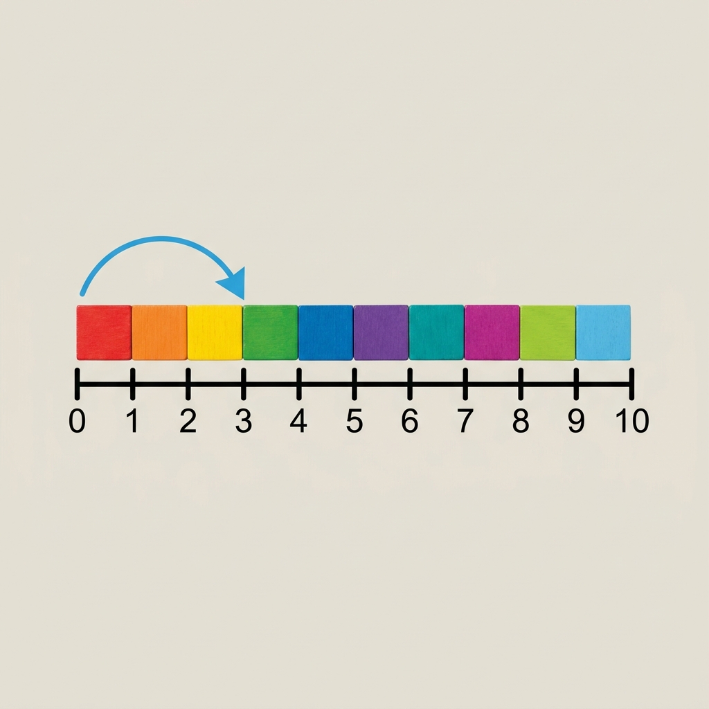 Counting objects like blocks or toys is a great way to start measuring. A number line acts as a path where each number.