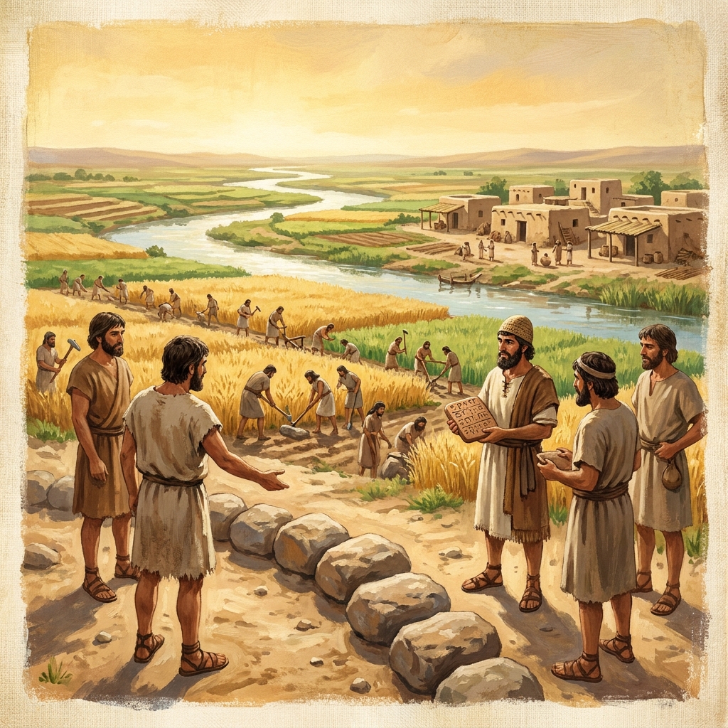 Nations often sign a treaty to end a border dispute by agreeing on where the land of one nation ends and the other begins.