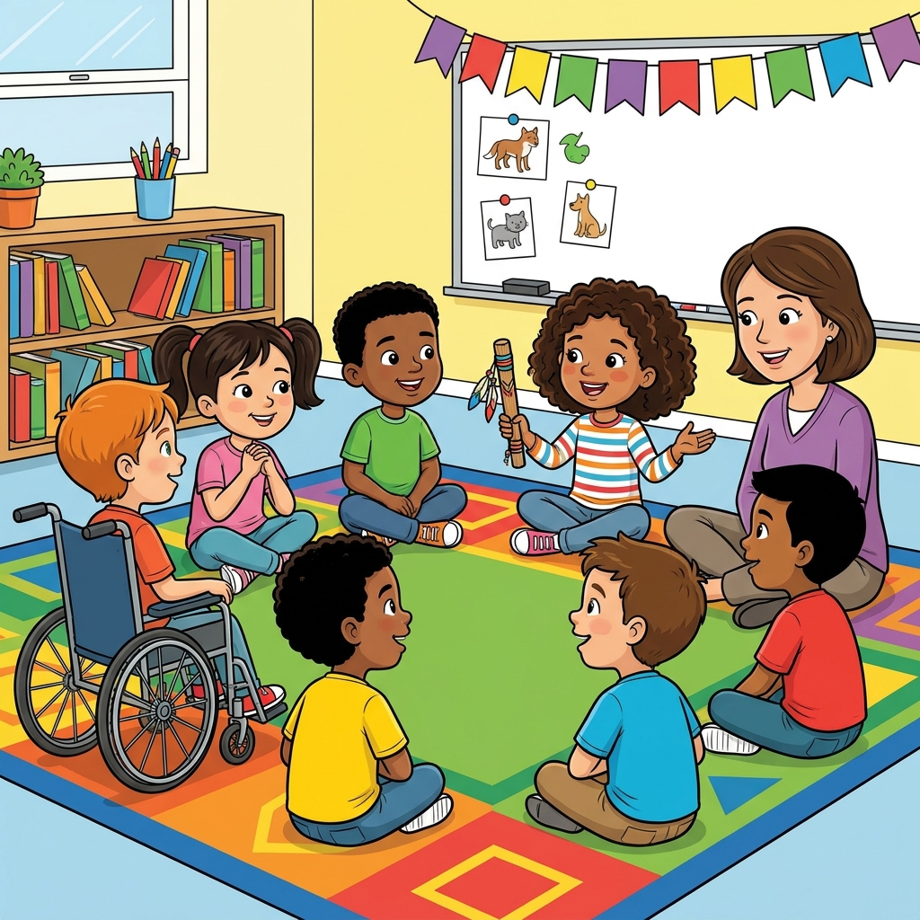We talk about books and topics. We share our ideas. A partner helps us learn new things. We are good partners.