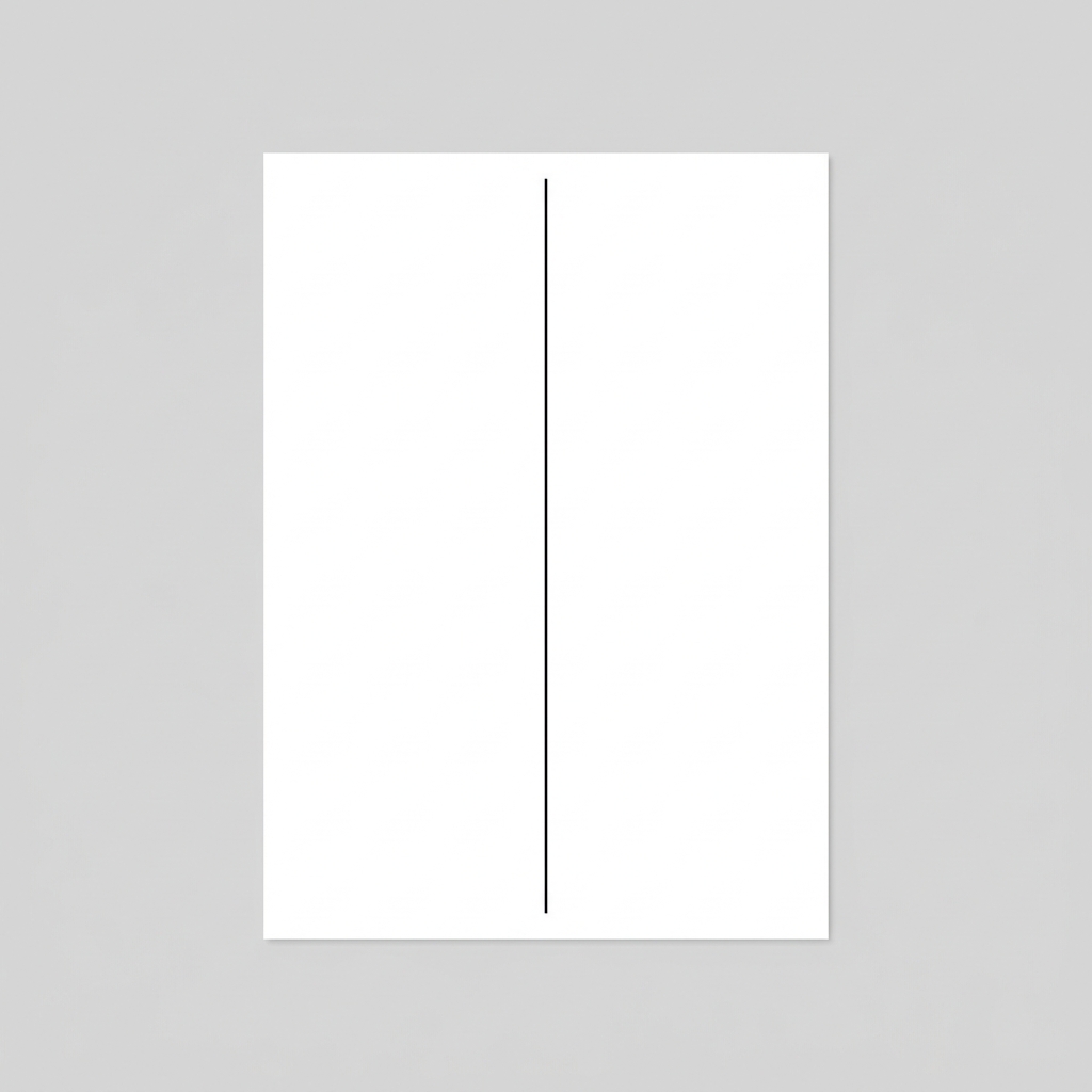 If you take a rectangular sheet of paper and draw a line down the middle, you create two equal parts. Each part is called a.