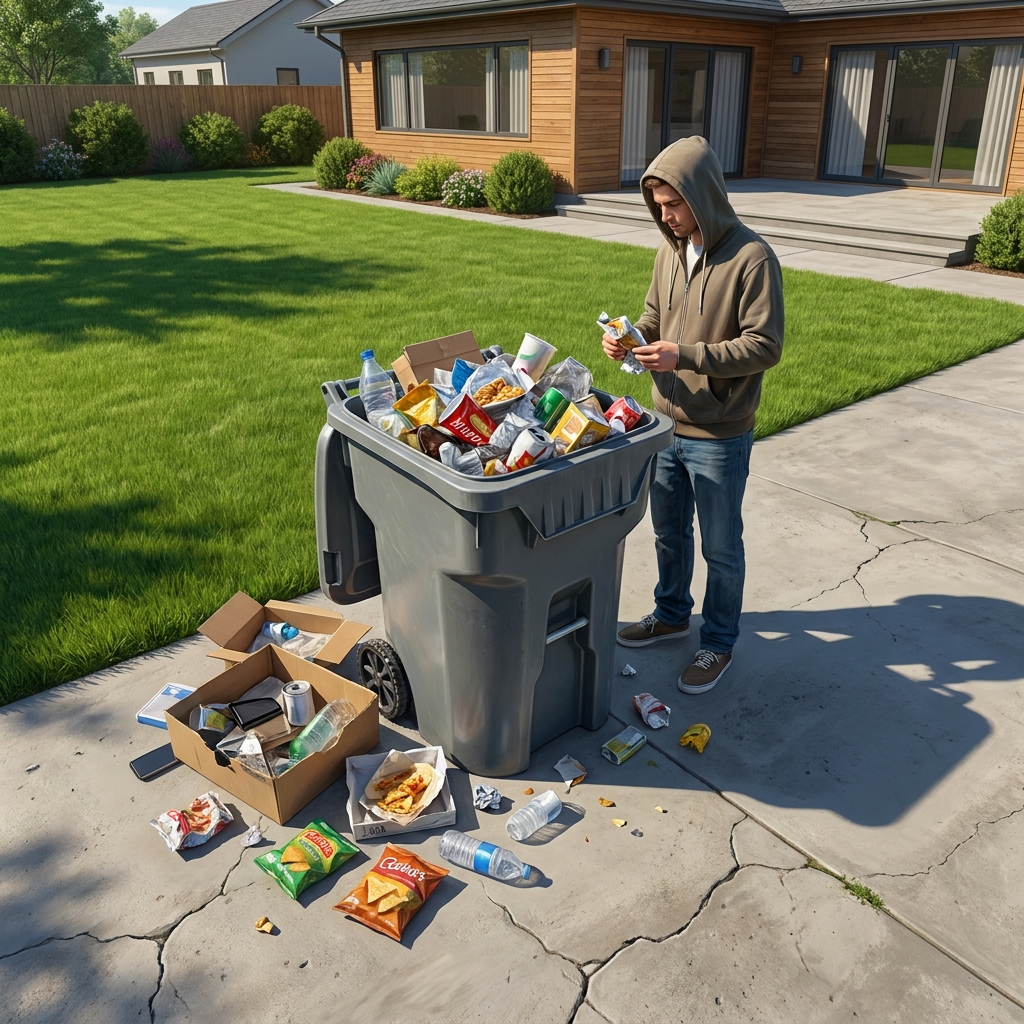 Archaeologists also look at trash to learn about the past. Think of a modern trash bin as a time capsule. If you look at.