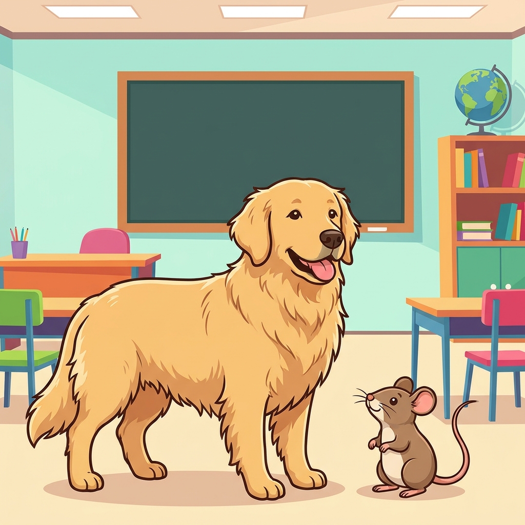 Look at this big ball and this small ball. Say it with me. Big. Small. They are an antonym pair.
